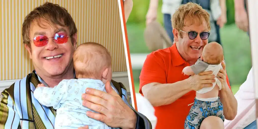 Elton John’s Grown Sons Are ‘Handsome’ & Not Spoiled Doing Chores for Pocket Money