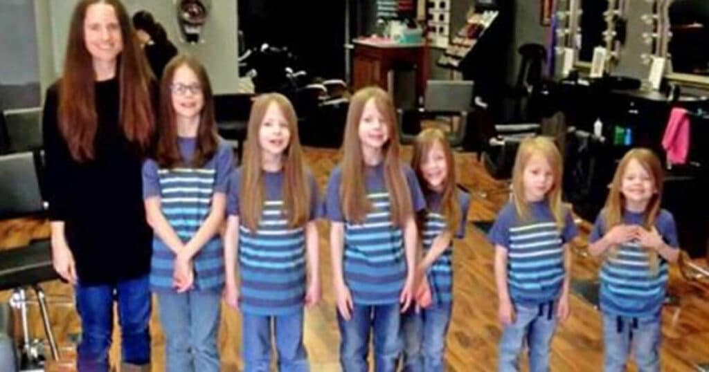 Her 6 sons are bullied for their long hair, but then they cut it all off and everyone realizes why
