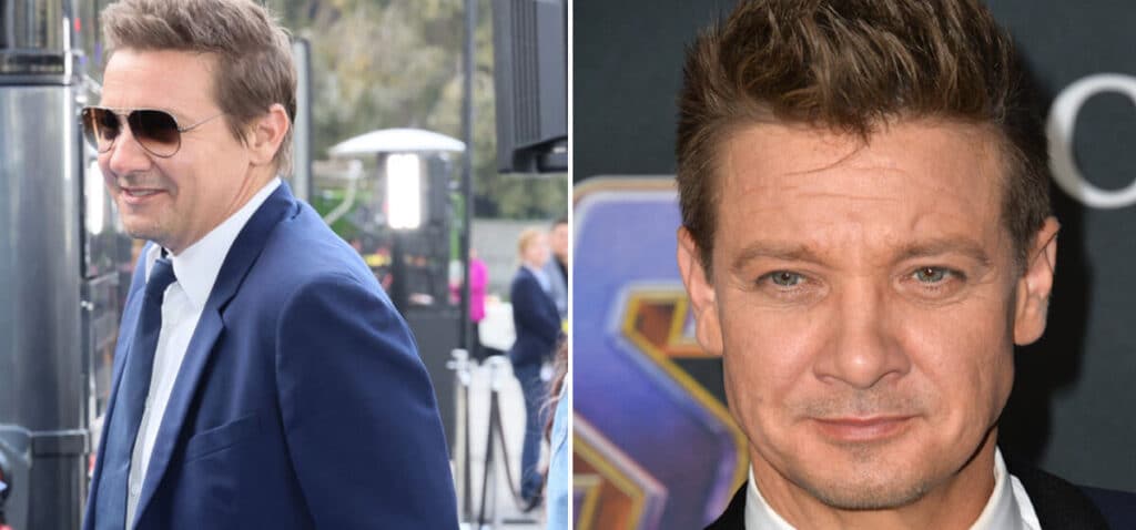 Jeremy Renner makes first red carpet appearance following his snow plow accident – brings along a very special plus one