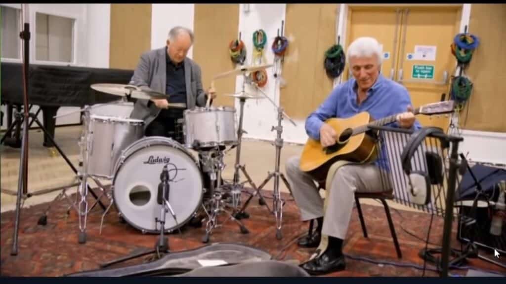 Remember how awesome the Shadows were? They’re back together to play Apache.