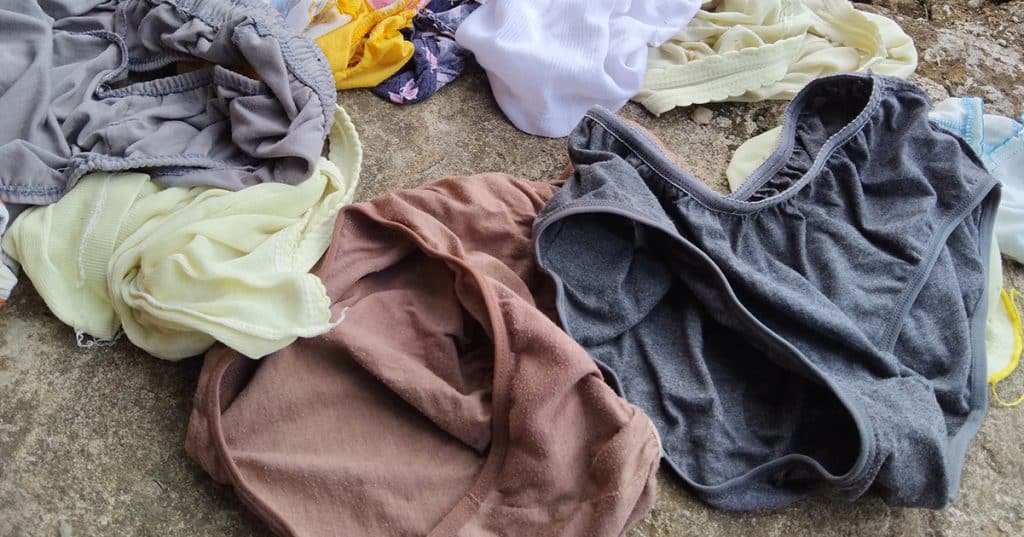 If you find a “bleach” patch on your underwear, here’s what it means