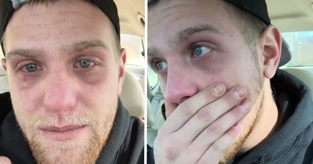 Pizza delivery driver gets the surprise of his life when sent out for a special delivery