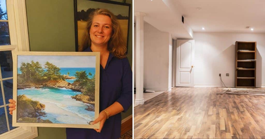 My husband threw all my paintings away. I decided to give him a real lesson now