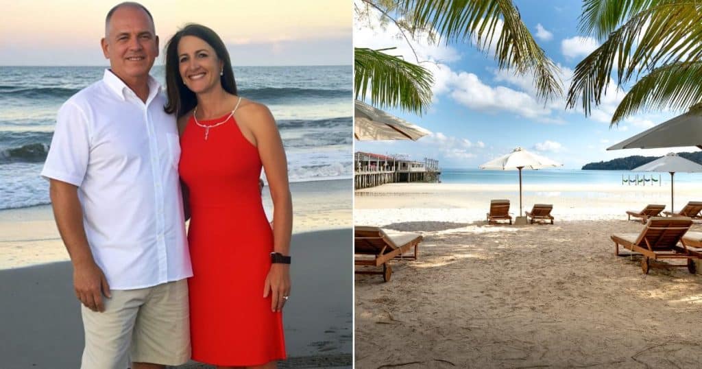 While on the vacations with my husband, a woman came, knelt, and said his name. John….