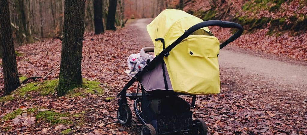 If you find an abandoned stroller at the roadside, here’s why you might want to wait before getting out of your vehicle