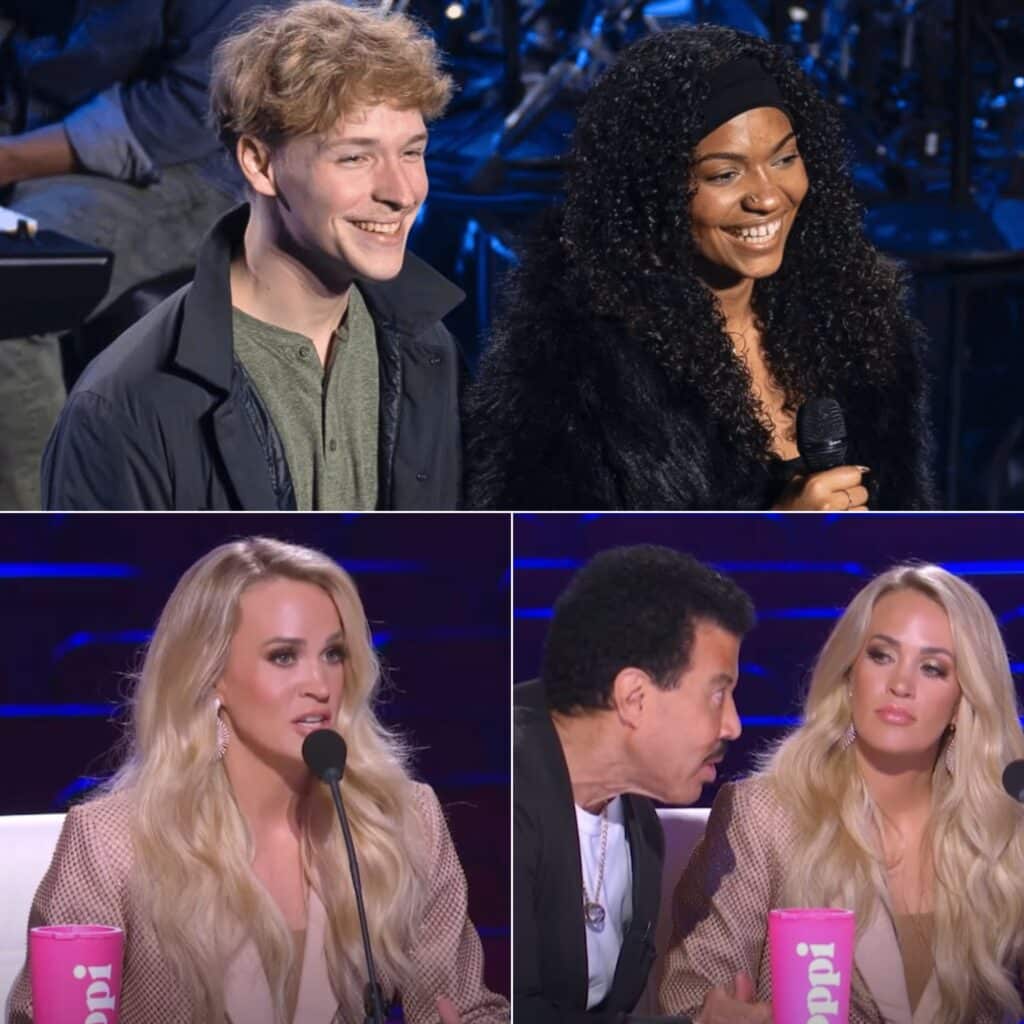 Baylee Littrell leaves Carrie Underwood torn as he barely makes the Top 24 after emotional Shallow duet on American Idol