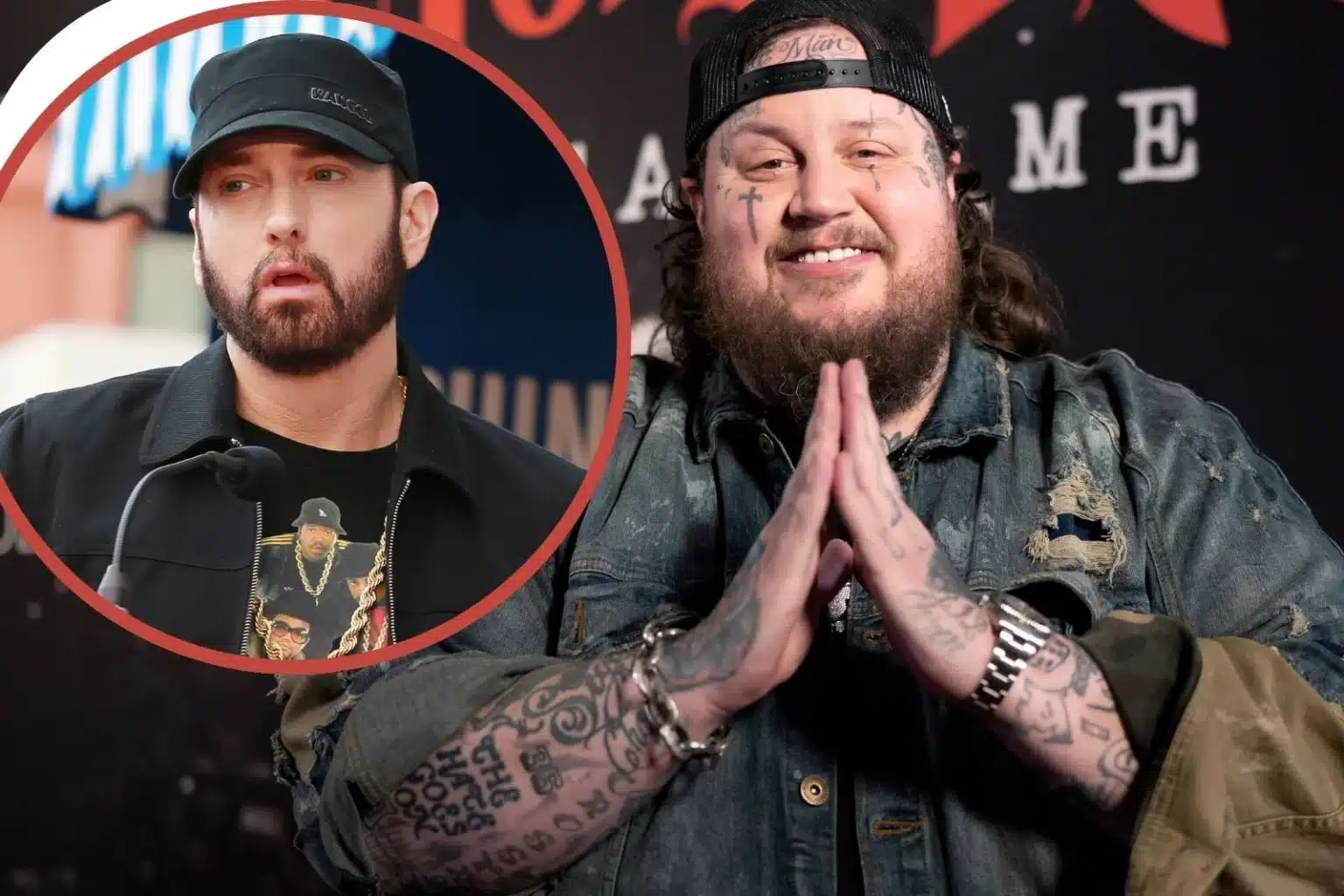 “He’s Here. He’s Here”: Jelly Roll Breaks Down as Eminem Crashes His Show in a Jaw-Dropping Moment That Shook Detroit