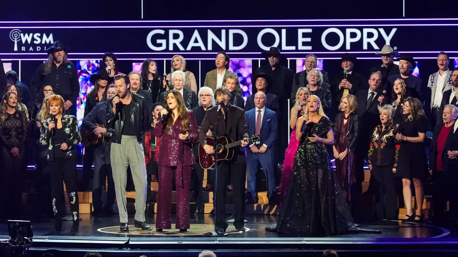 You Thought the Show Was Over When Reba, Carrie, Garth, Trisha, Vince Gill, and Over 50 Opry Legends Took Their Final Bow—But After the Cameras Stopped, They Sang One Last Song That Was Too Raw, Too Real, and Too Sacred for TV, and Now You Can Finally Hear the Moment That Brought the Entire Room to Tears