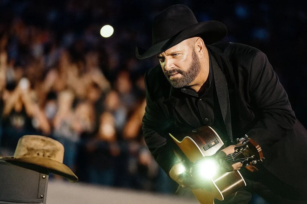 Garth Brooks Halts Stadium Show Mid-Song After Spotting Empty Front-Row Seat With a Lone Cowboy Hat, Then Learns It Was Reserved by a Young Woman for Her Late Father Who Had Promised to Take Her to the Concert