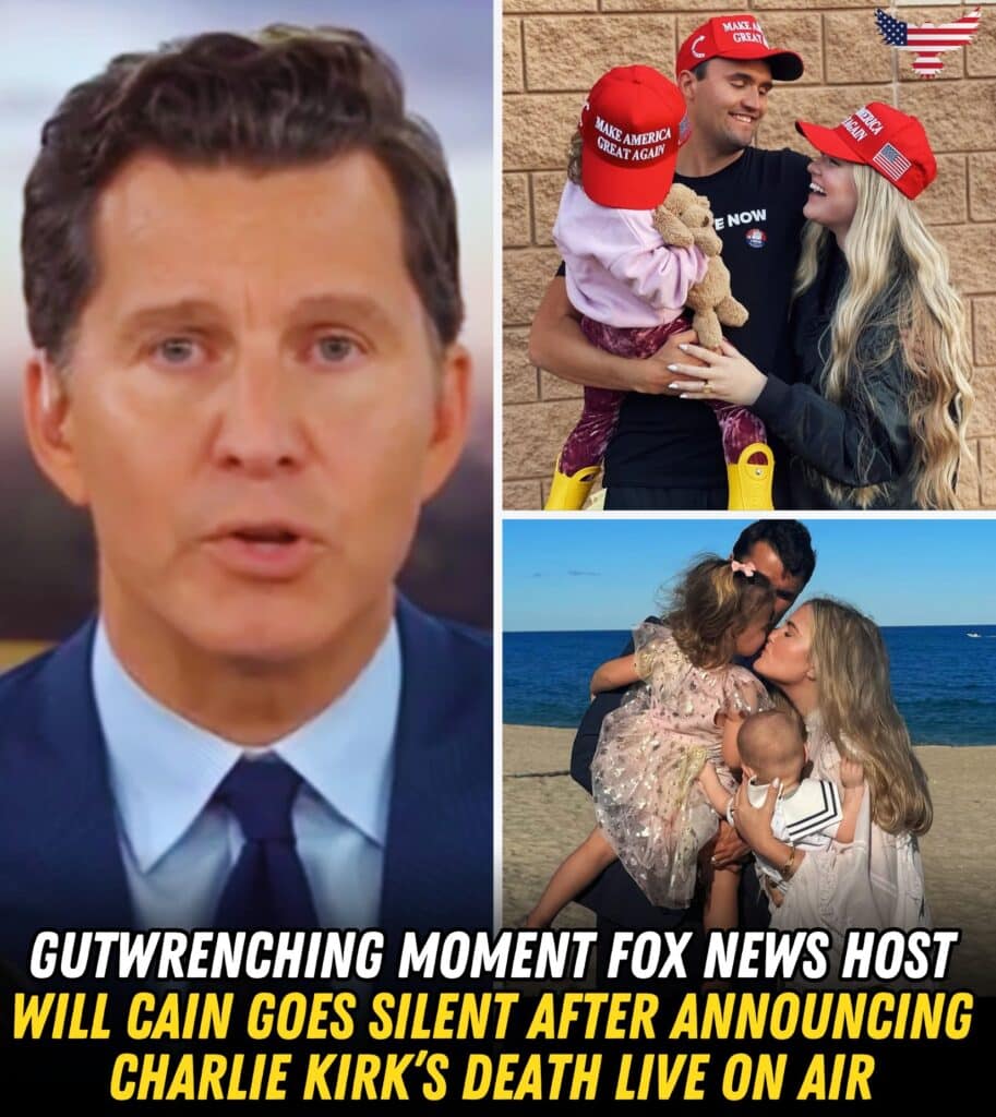 Emotional Will Cain falls silent announcing Charlie Kirk’s death live on air – Video