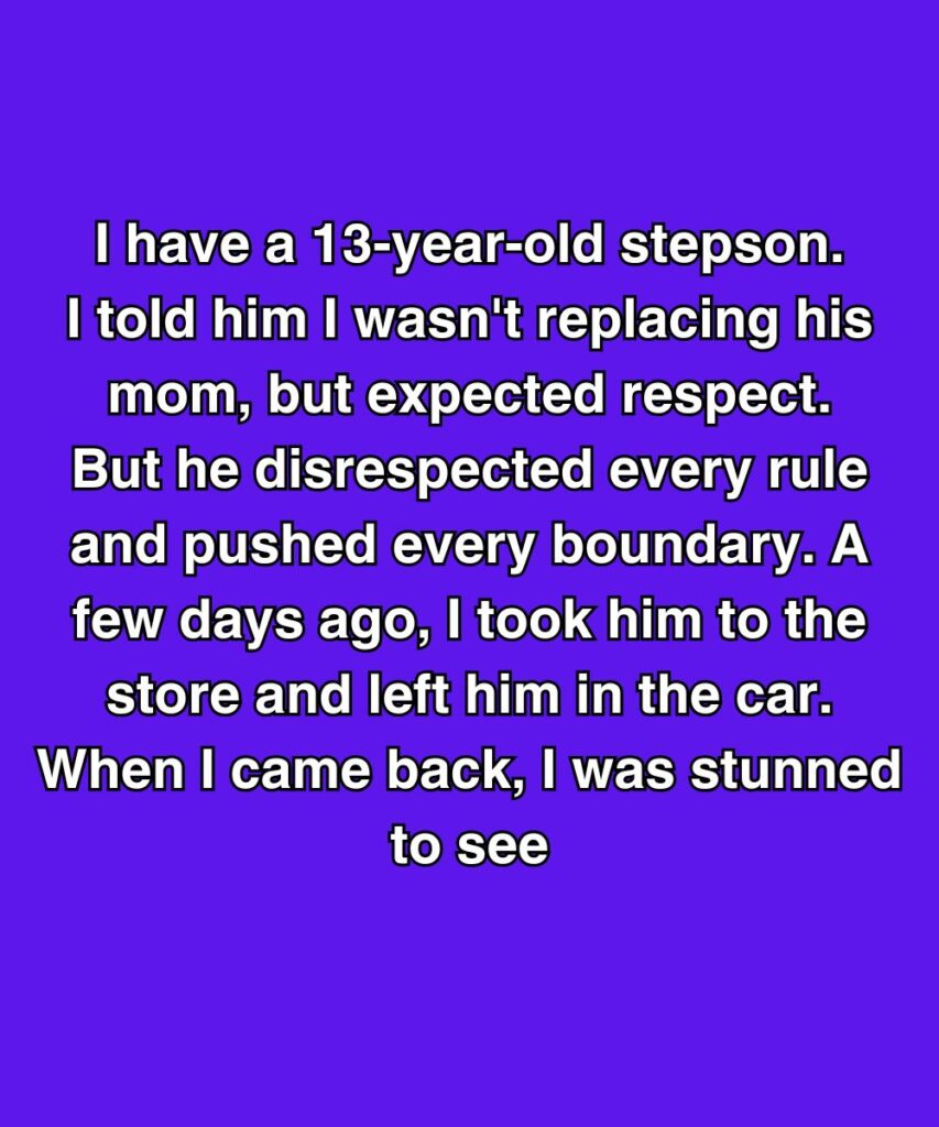 I Took My Stepson To The Store—When I Came Back, A Stranger Was In The Driver’s Seat