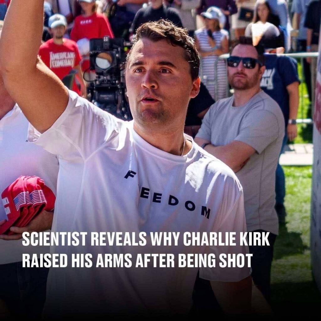 Neuroscientist explains why Charlie Kirk raised his arms after being fatally shot