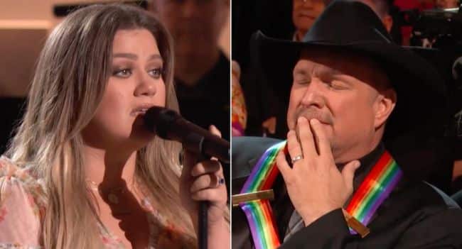 Garth Brooks Says “This Means Everything to Me” as He Wipes Away Tears During Kelly Clarkson’s Moving “The Dance” Rendition at the Kennedy Center Honors