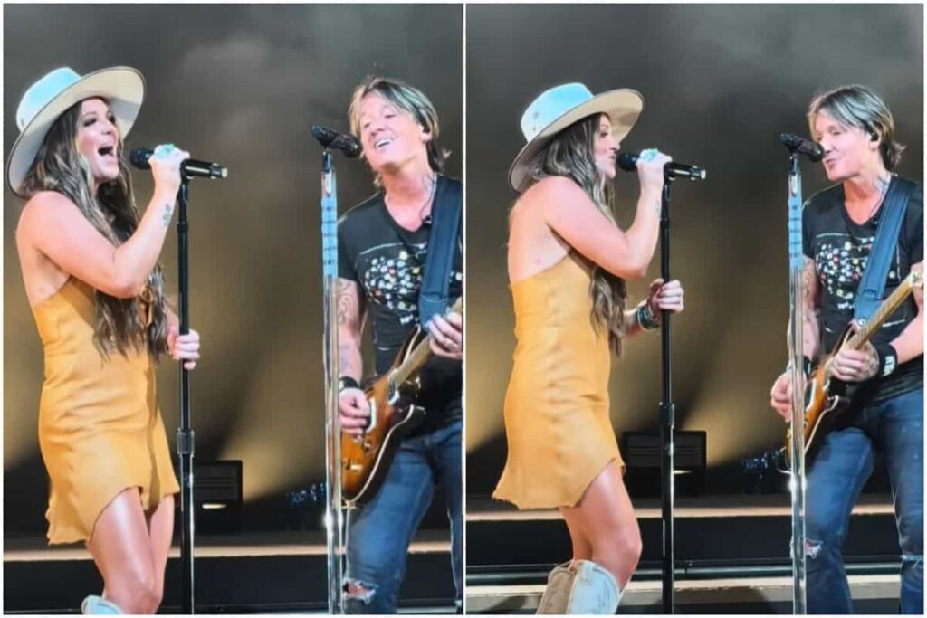 Keith Urban SURPRISES Fans by Inviting Rising Star Britnee Kellogg for Unforgettable Duet!