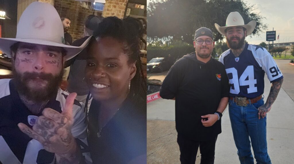 Post Malone Shocks Texas Diners By Picking Up Multiple Tabs And Dropping $1,000 Tips During Cowboys Game Visit!