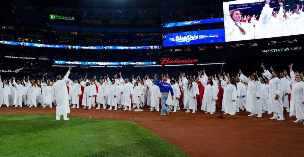 Voices Of Fire Stuns World Series Crowd with a NATIONAL ANTHEM Performance That Left Everyone Speechless!