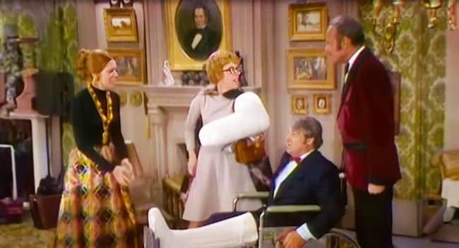 Two Detectives Who Can’t Hear or See, Trip Over Everything, and Somehow Solve a Case—Carol Burnett and Harvey Korman at Comedy Gold in the “Injured Detectives” Sketch