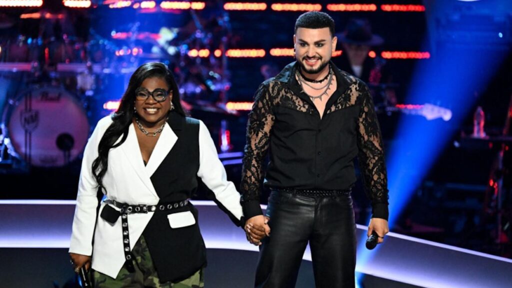 A jaw-dropping Voice knockout left the entire studio reeling when two contestants delivered performances so powerful that Reba McEntire and Niall Horan were visibly shaken. The moment began with Reba whispering, “Dear Lord… I’ve never felt that on this stage,” after the first singer hit a note that made her clutch her chest in shock. Then the second contestant delivered a trembling, raw performance that froze Niall in place, leaving him glass-eyed and speechless. When the music stopped, Reba stood with tears in her voice, saying, “You took my heart right out of me,” while Niall admitted he’d “never been hit so hard” in the show’s history. Off-camera, both coaches reportedly left the stage to recover before choosing a winner. In the end, the knockout’s final decision stunned everyone — a twist that fans are still arguing about.