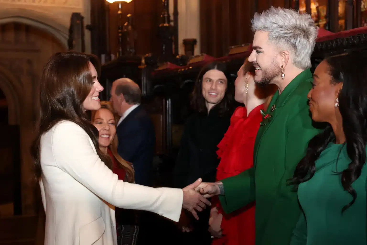 Adam Lambert’s Royal Moment Became Pure Magic Inside Westminster Abbey, As The Former Idol Hopeful Returned Not As A Contestant — But As A Full-Fledged Icon. Personally Welcomed By Duchess Kate In A Warm, Tear-stirring Gesture, Adam Joined Beverley Knight For A Breathtaking Duet Of “The Christmas Song” That Left Guests trembling And Whispering They Were “Witnessing History.” Every Note Filled The Abbey With Sacred Emotion, And When The Last Chord Faded, The Standing Ovation Crowned Adam’s Unshakable Rise To Greatness