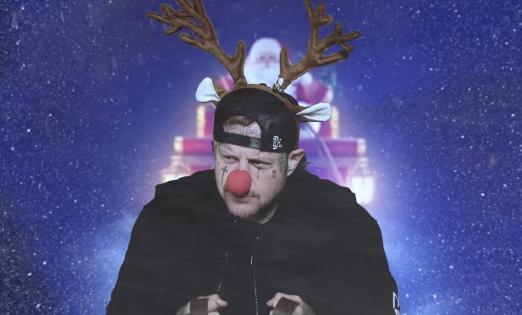 Jelly Roll Transforms Into Grumpiest Rudolph Ever in Bunnie Xo’s Wild Christmas Video