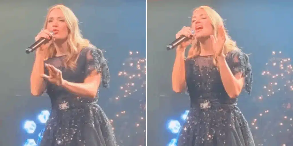 Carrie Underwood shocks churchgoers with unannounced Christmas performance that leaves the congregation in awe