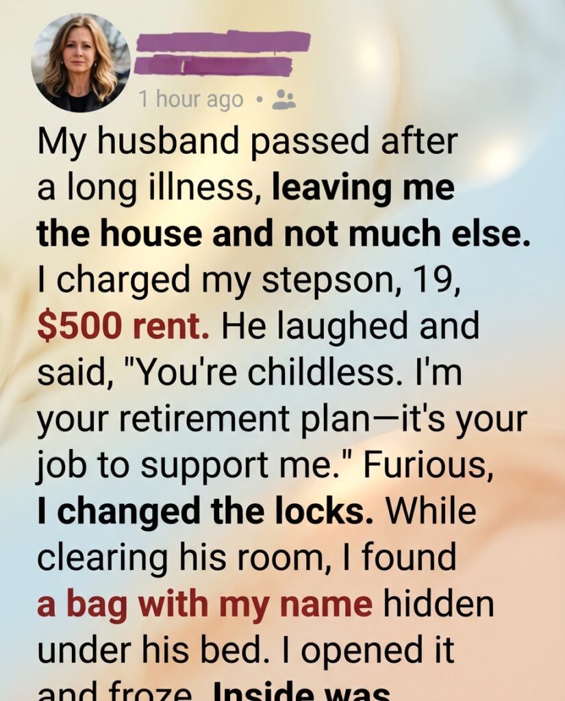 I Asked My Stepson for Rent After My Husband’s Death—What I Discovered Changed Everything