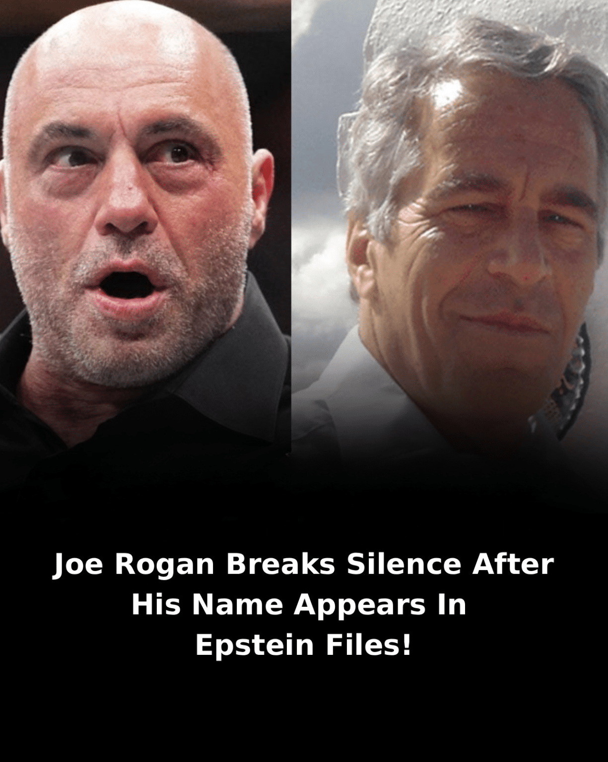 Joe Rogan breaks his silence after his name appears in the Epstein files