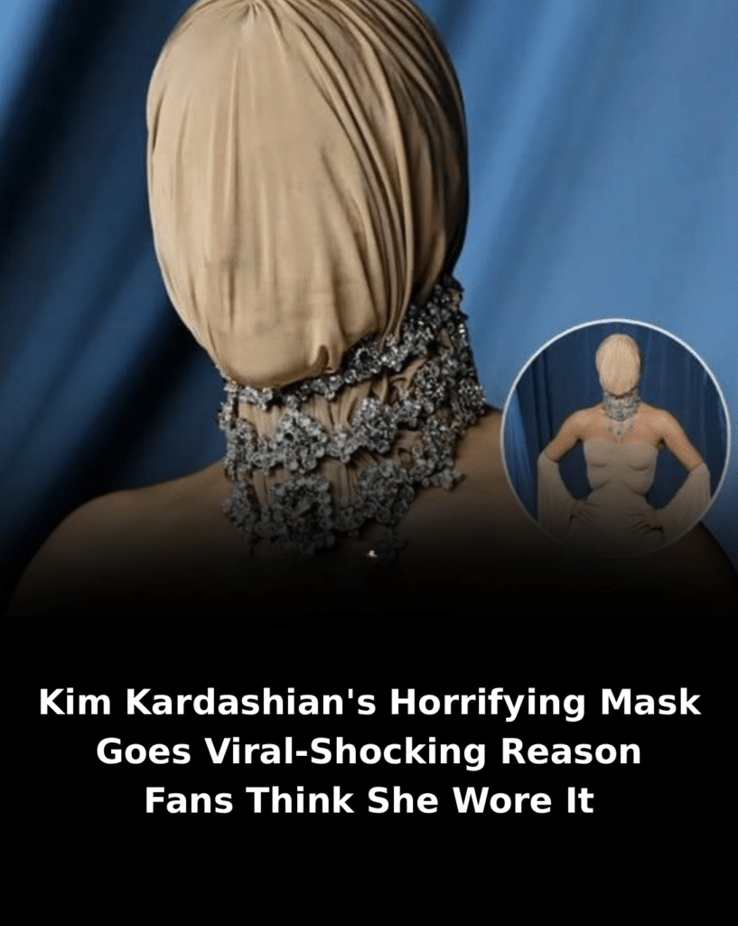 Kim Kardashian mocked for bizarre mask at California gala – and the theory behind it