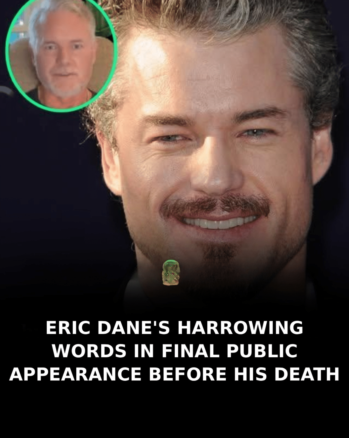 Eric Dane’s harrowing words in his final public appearance before his death
