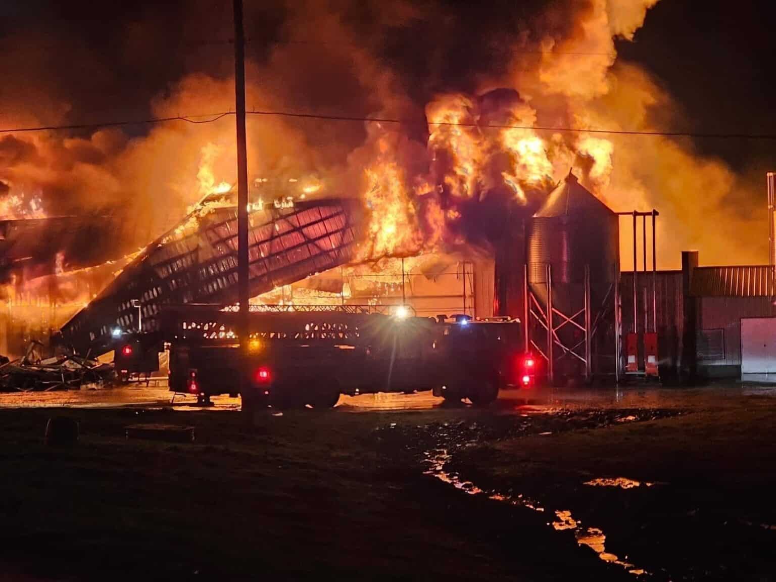A few hours ago a big fire broke out in M… See more