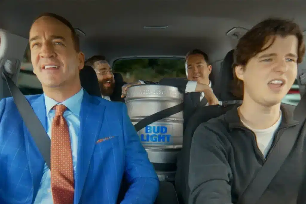Post Malone, Peyton Manning, And Shane Gillis Hijack A Wedding For A Bud Light Keg
