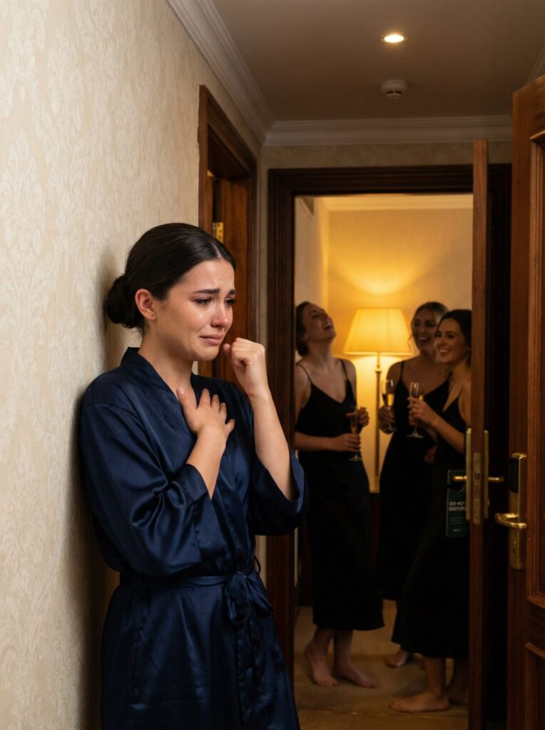 The night before my wedding, I heard my bridesmaids through the hotel wall: