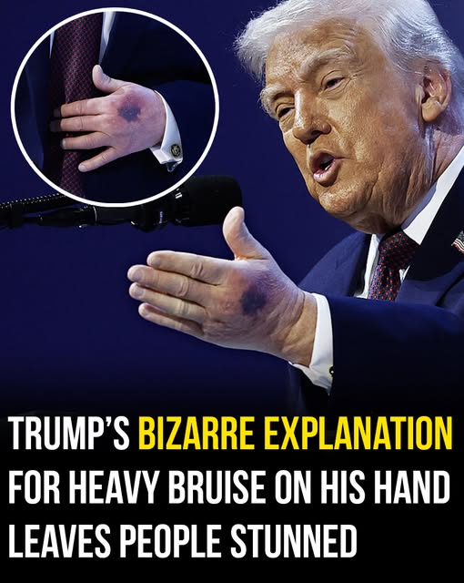 The Mystery of the Mark, Why a Simple Bruise on Trump Hand Sparked a National Firestorm