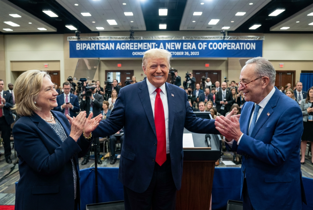 Trump Praised by Hillary Clinton and Chuck