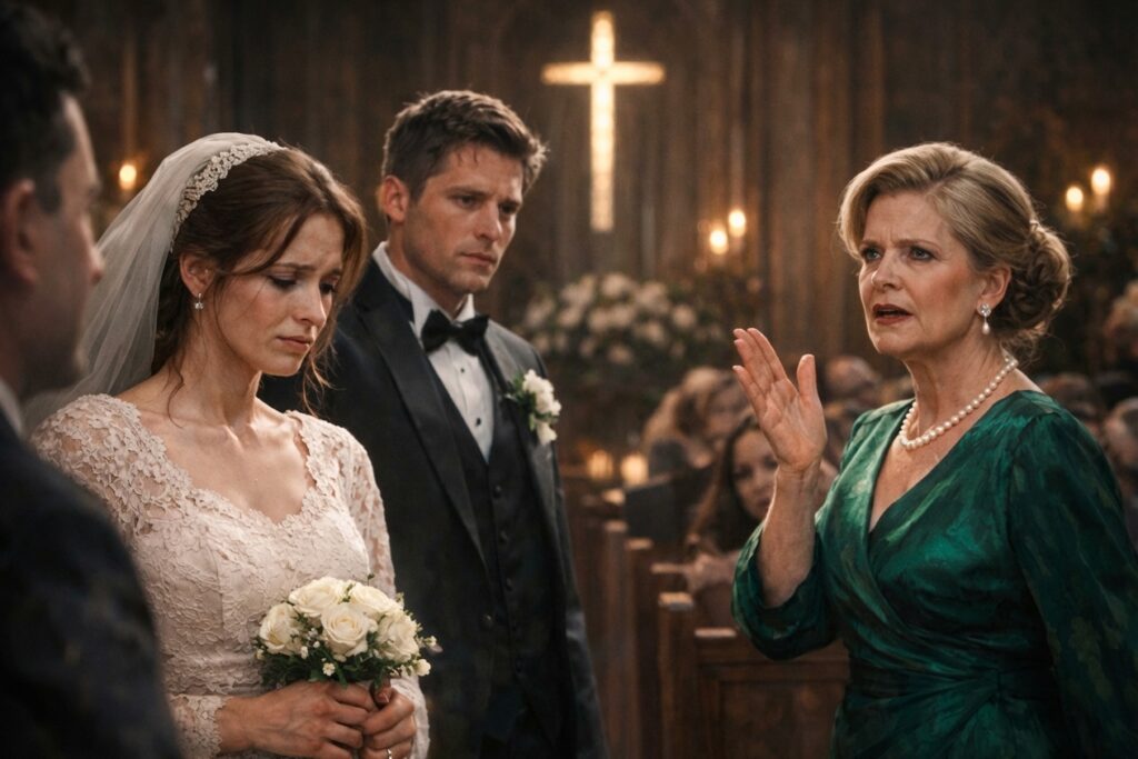 I couldn’t afford a designer wedding dress… So I bought a vintage lace gown from a thrift store.