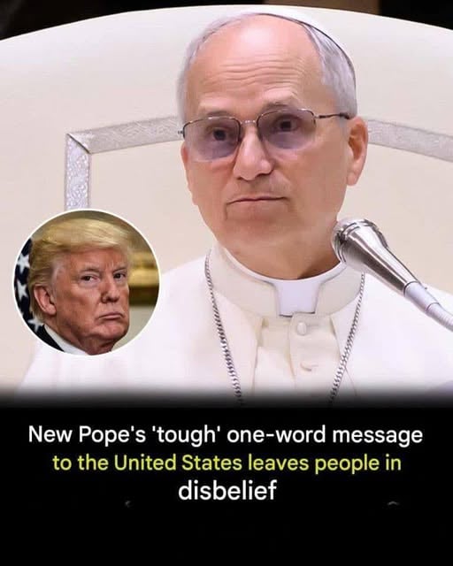 THE POPES SILENT THUNDER, THE SINGLE WORD THAT JUST SENT SHOCKWAVES THROUGH THE WHITE HOUSE