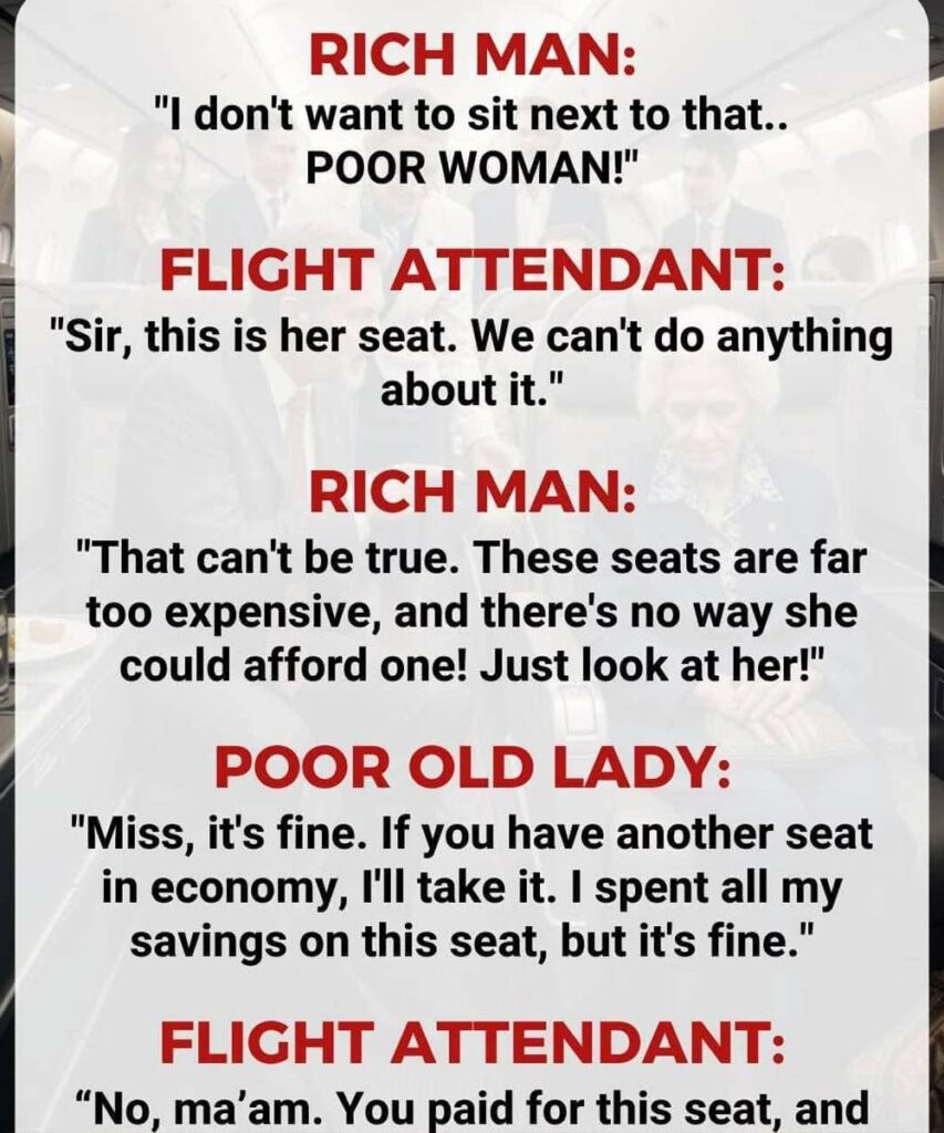 Arrogant Man Shames Older Woman Before Pilot Reveals A Heartbreaking Secret