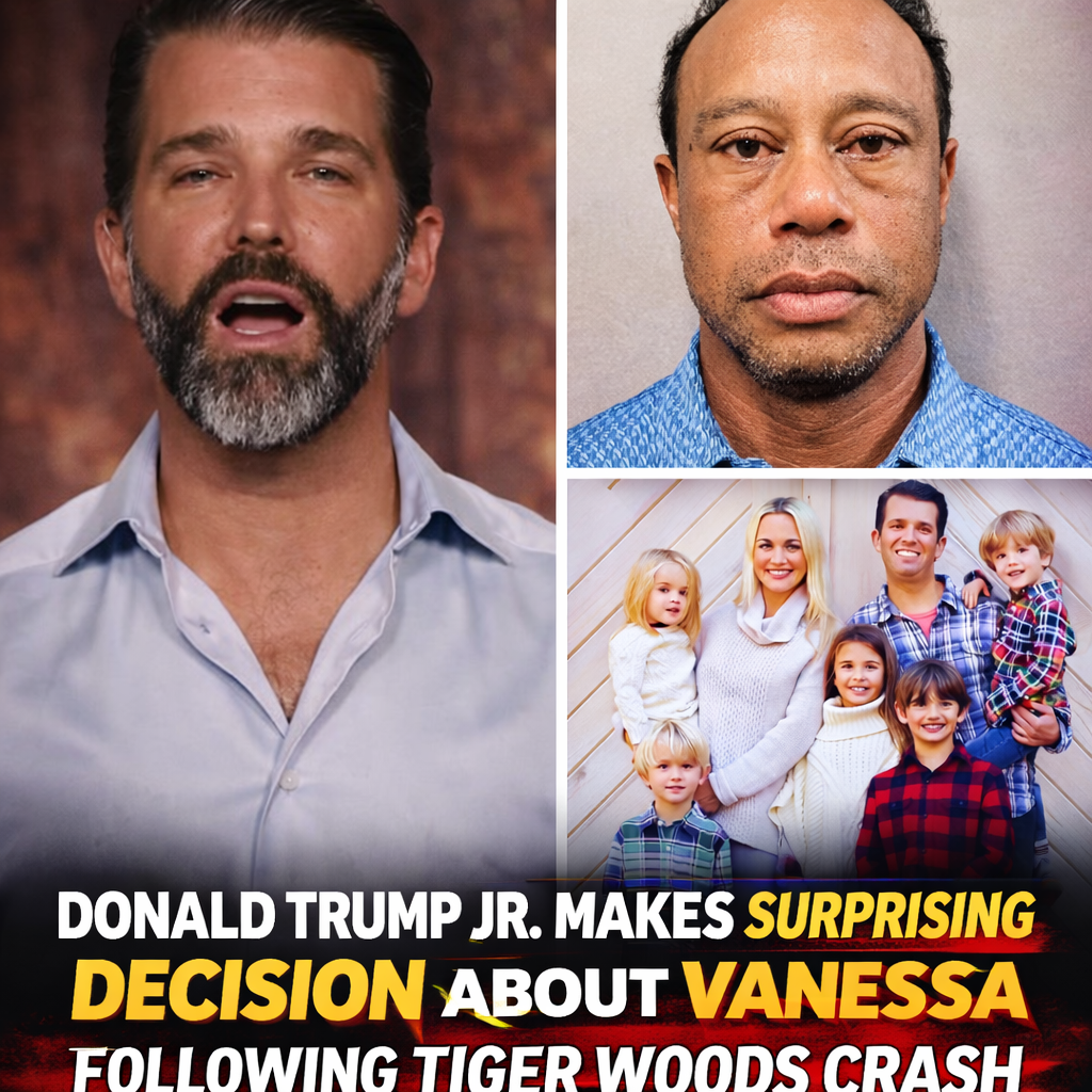 Donald Trump Jr. makes a private decision regarding Vanessa after Tiger Woods crash