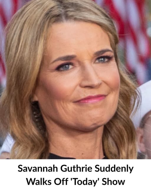 Savannah Guthrie Suddenly Walks Off ‘Today’ Set Mid-Show