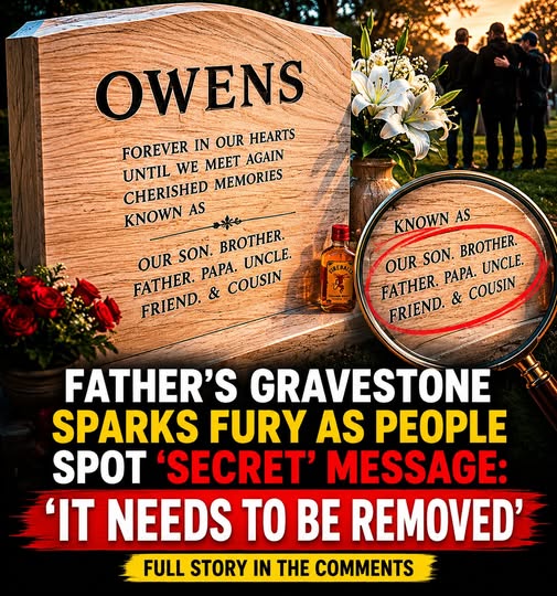 Dad’s Gravestone Sparks Outrage After People Spot ‘Secret’ Message: ‘It Needs To Be Removed’