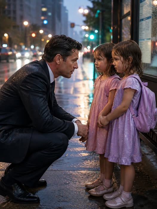 “Our dad left us,” said the girls at the bus stop, unaware they were talking to a milliona – News