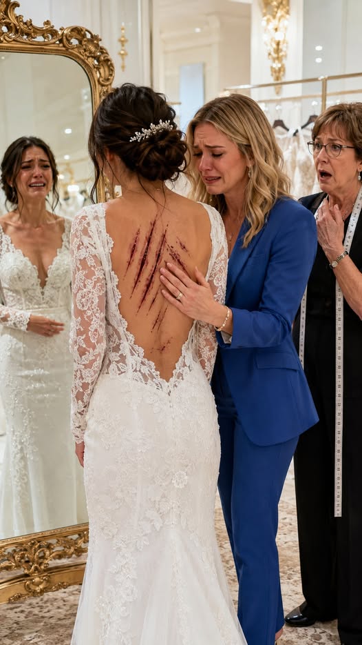 Unzipping my sister’s gown at the bridal boutique, I gasped. Her spine was covered in fresh lash marks. “If I cancel, his billionaire father will bankrupt our parents!” she sobbed. Smiling coldly, I whispered, “Then we won’t cancel.” They thought I was just a powerless consultant. Overnight, I dismantled his empire. As the arrogant groom walked down the aisle, he was greeted by…