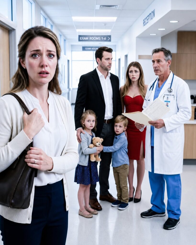 My husband had two children with his secretary, and I remained completely silent. But during a routine medical checkup, the doctor looked at him and asked, ‘Hasn’t your wife told you yet?’ Immediately, his smile vanished.