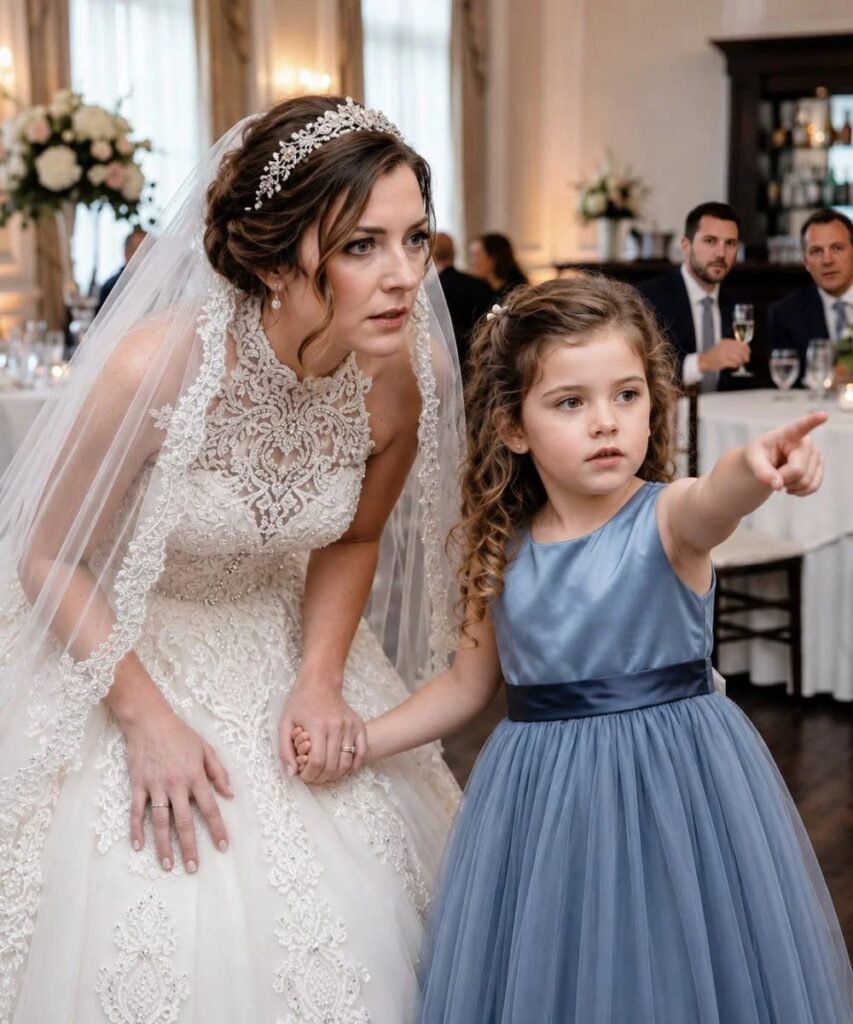 My 5-Year-Old Daughter Tugged My Wedding Dress and Whispered, “Mommy, New Daddy Did Something Bad” — Minutes Later, I Stopped the Wedding