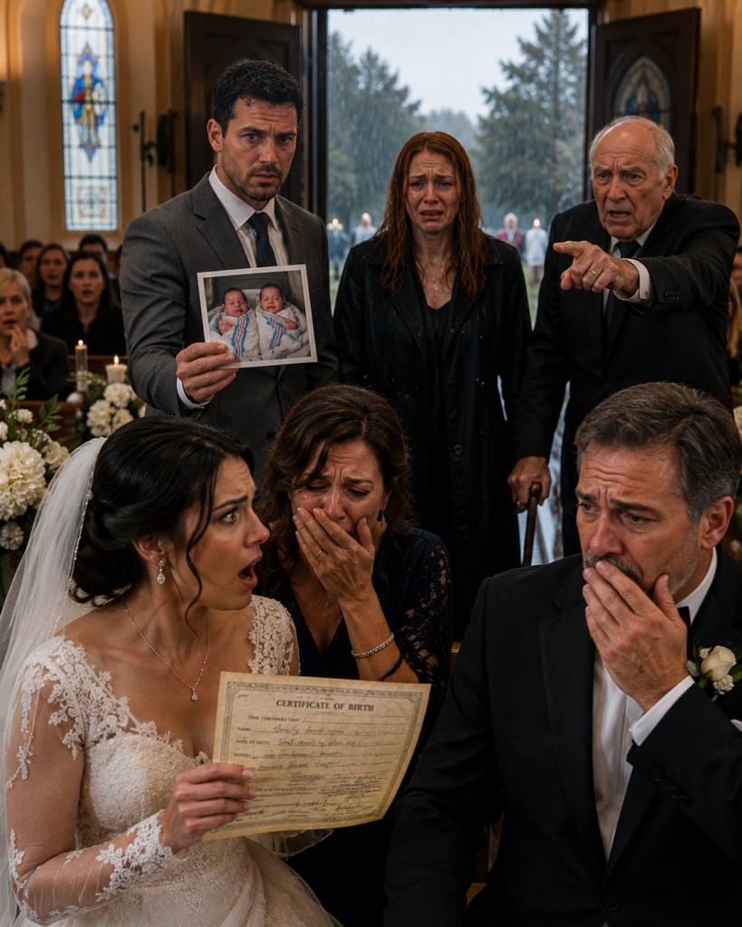 A Stranger Interrupted My Daughter’s Wedding With Her Real Birth Certificate—Then Her Identical Twin Walked Into the Chapel