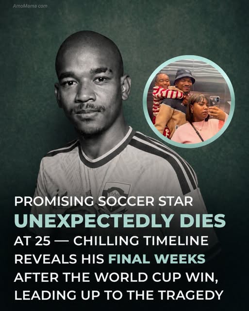 South African World Cup Midfielder Jayden Adams Passes Away at 25 — Partner’s Words and Circumstances of His Body’s Discovery Leave Football Fraternity Shaken