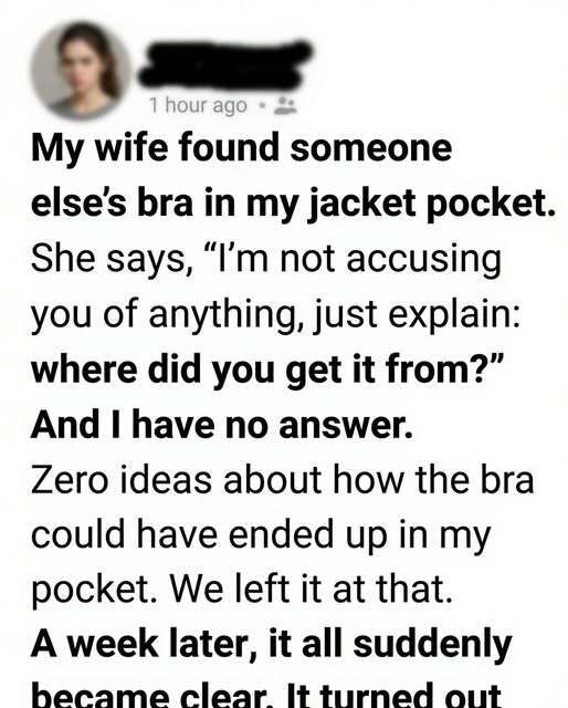 Wife Found A Strange Bra, And One Mistake Nearly Destroyed Marriage
