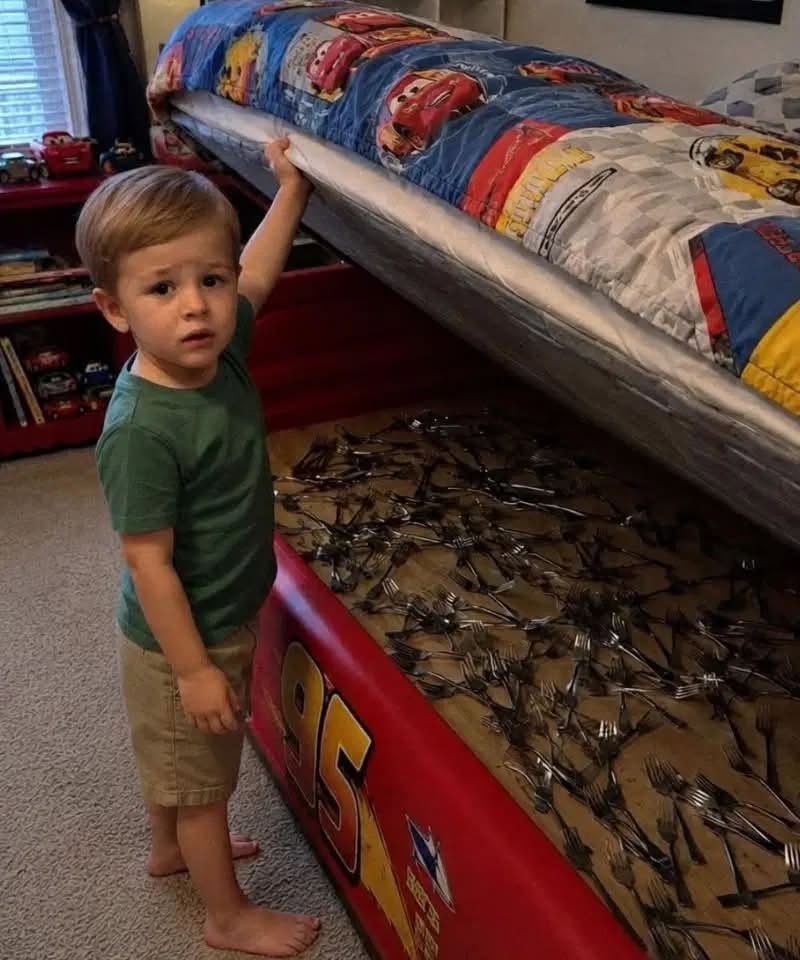 I Found a Stack of Forks Hidden Under My Son’s Mattress – When I Tried to Take Them Away, He Said His Dad Made Him Do It