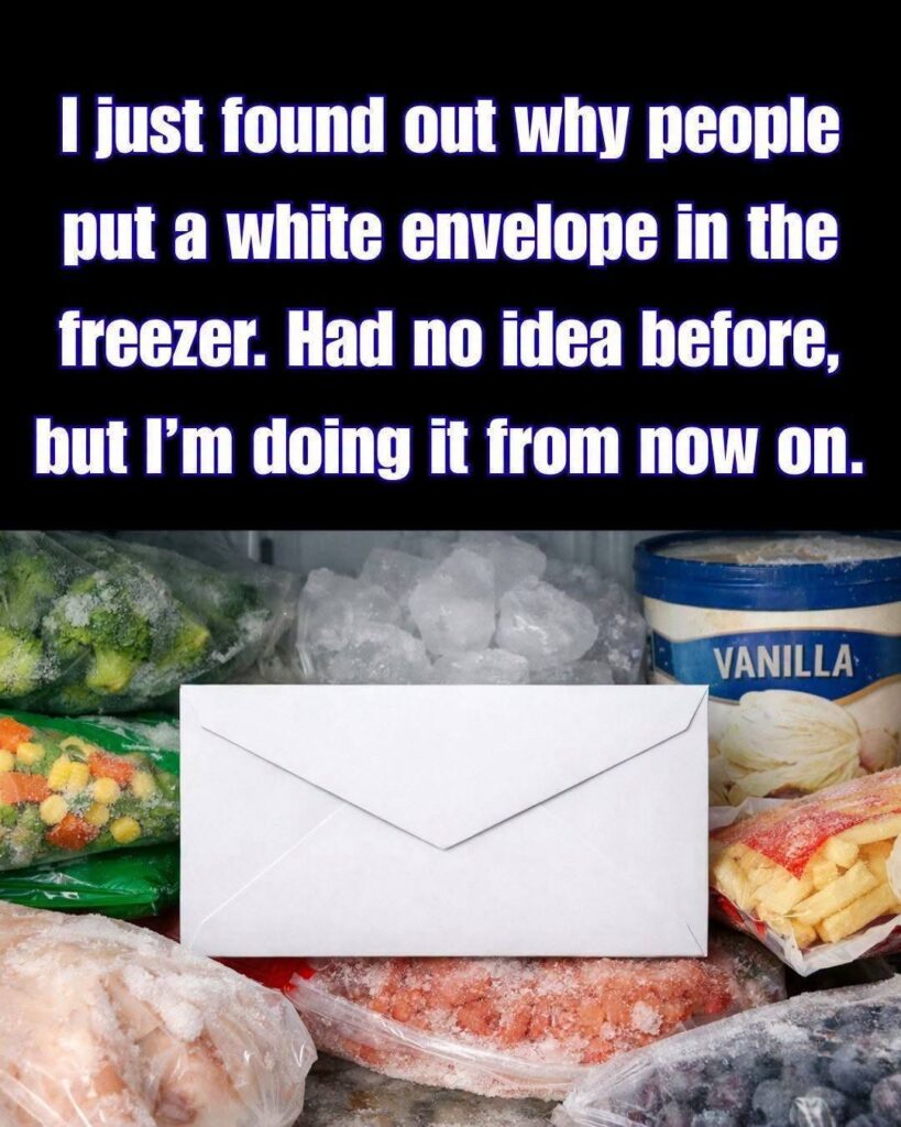Why People Put an Envelope in the Fre