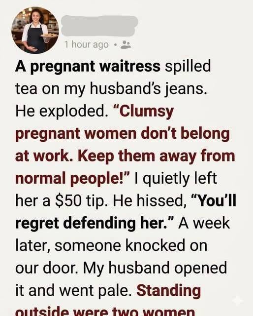 The Day Respect Walked Through Our Door After a Public Outburst at a Young Pregnant Waitress Changed Everything I Believed About My Partner